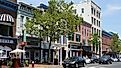 RED BANK, NJ - JUL 16: Around the town of Red Bank in New Jersey, as seen on July 16, 2021. Ritu Manoj Jethani via Shutterstock. 