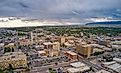 Aerial view of Casper, Wyoming