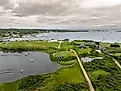 Late afternoon sunset over the Great Salt Pond in New Shoreham, Block Island, Rhode Island. Image Credits: TW Farlow Media