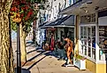 Bristol, Rhode Island's historic district.