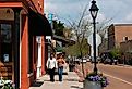 Downtown street in Covington, Louisiana. Image credit Malachi Jacobs via Shutterstock