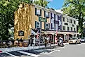 The historic town of Lambertville, New Jersey.