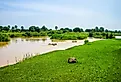 Kaduna River in Kaduna, Nigeria.
