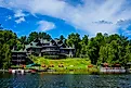 Lake Placid Lodge in Lake Placid, New York. Editorial credit: Leonard Zhukovsky / Shutterstock.com.