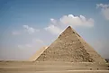 The great pyramids of Giza, Egypt.