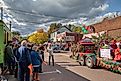 Bayfield, Wisconsin, USA 10-14-19 People enjoy the Annual Applefest