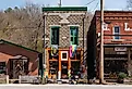 Downtown building and storefront in Makanda, Illinois, USA. Image credit Eddie J. Rodriquez via Shutterstock.