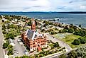 View of Port Townsend Washington from Puget Sound.