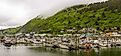 The waterfront in Kodiak, Alaska.