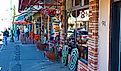 : North Main Street in Old Town Cottonwood offers an eclectic range of stores, cafes and restaurants. Editorial credit: Mystic Stock Photography / Shutterstock.com