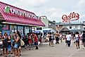 Boardwalk at Rehoboth Beach in Delaware. Editorial credit: Ritu Manoj Jethani / Shutterstock.com