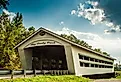 Big Darby Creek Covered Bridge, Union County, Ohio.