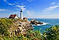 Cape Elizabeth, Portland Head lighthouse.