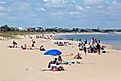 Lewes beach in Lewes, Delaware. Editorial credit: Brian Doty / Shutterstock.com.