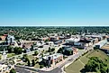 Aerial view of Brantford, Ontario