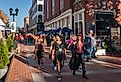 People dressed in costumes at the annual Haunted Happenings in Salem, Massachusetts. Image credit Heidi Besen via Shutterstock