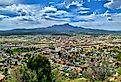 Trinidad, Colorado from above. 