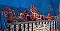  People during La Tomatina festival. Editorial credit: BearFotos / Shutterstock.com