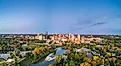 London, Ontario, city skyline on the Thames River (Sean Pavone via Shutterstock)