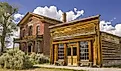 Hotel Meade in the old gold mining settlement, Bannack State Park, Montana. Image credit: Rob Crandall / Shutterstock.com. 