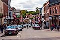 Historical Main Street in Galena, Illinois. Editorial credit: Nejdet Duzen / Shutterstock.com