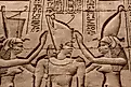 The crowning of Ptolemy IV.