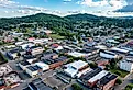 Aerial view of downtown Galax, Virginia. Image credit Kyle J Little via Shutterstock