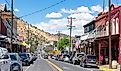 Main Street in Virginia City, Nevada.