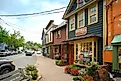 Downtown Frenchtown, New Jersey. Image credit: christianthiel.net / Shutterstock.com.