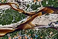 Rio Grande Channels Around Sandbars, Santo Amaro, Maranhão