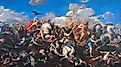 Scene from the Battle of Gaugamela. Image credit: Wikimedia Commons (Public Domain)