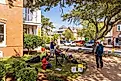 A Musical Performance on a Saturday Morning in Downtown Manteo, via Wileydoc / Shutterstock.com