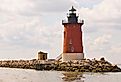 Delaware Breakwater Lighthouse, Lewes, Delaware.