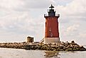 Delaware Breakwater Lighthouse, Lewes, Delaware.