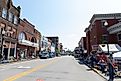 Historic buildings along Main Street in Buckhannon, West Virginia. Image credit: Roberto Galan / Shutterstock.com.