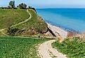 The Baltic Sea coast on the Kiel Bay near Bülck is very nice for hiking and mountain biking.