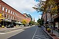 Main Street in Brattleboro, Vermont. Editorial credit: Bob Korn / Shutterstock.com.