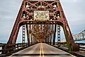 Huey P. Long bridge in Morgan City, Louisiana