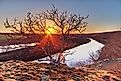 The Osage River at sunset.