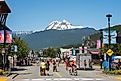 Downtown Squamish, British Columbia. Editorial credit: David Buzzard / Shutterstock.com.
