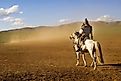 Ancient Mongolian warrior