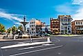 Bendigo, Victoria: Alexandra Fountain in the town center, via Alex Cimbal / Shutterstock.com