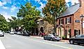 Middleburg, Virginia: central street, via Kosoff / Shutterstock.com