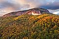 Looking Glass Rock in North Carolina.