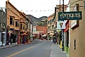 Street view in Bisbee, Arizona. 
