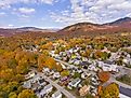 Lincoln, New Hampshire, during fall. Shutterstock.com