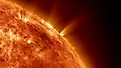 Earth's sun in deep space.