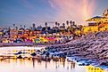 Cityscape of Capitola in Santa Cruz County, California.
