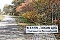 Mason-Dixon Line in Somerset County, Pennsylvania. 