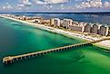Overlooking the Navarre Beach Pier.